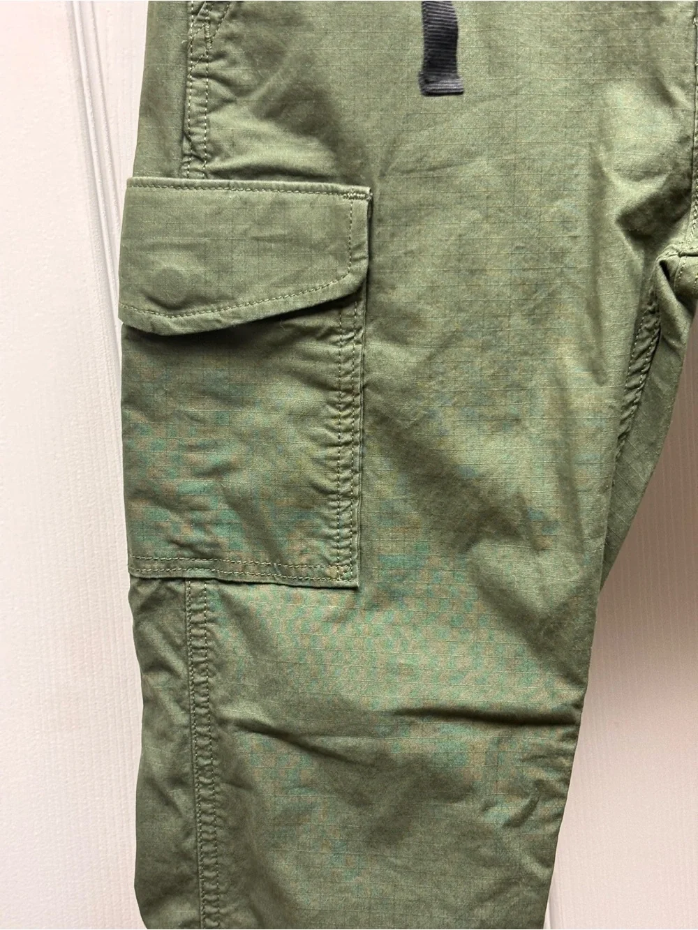 Levi’s Men’s W29 L30 Olive Green Cargo Pants 100% Cotton Belt